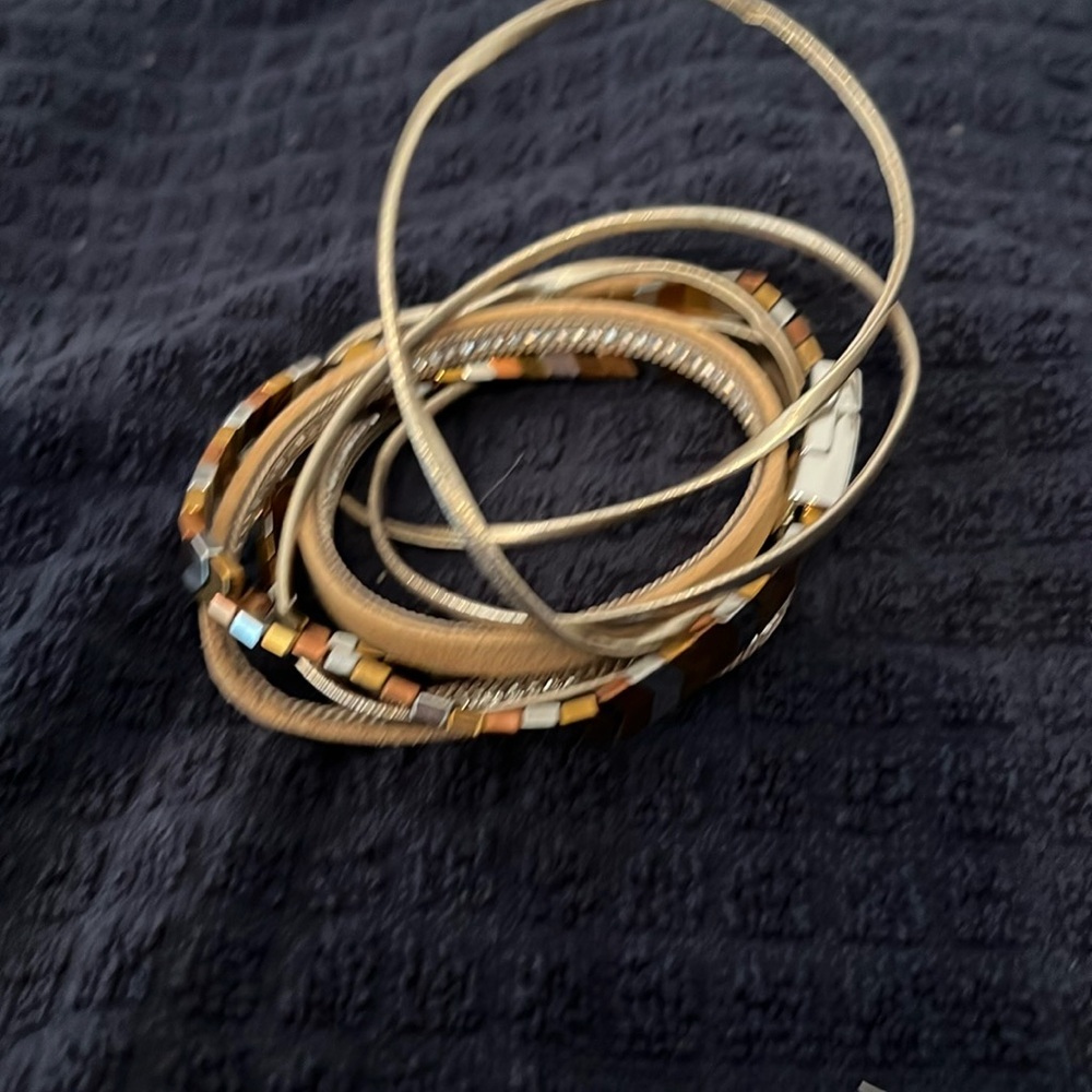 Multiple layer bracelet